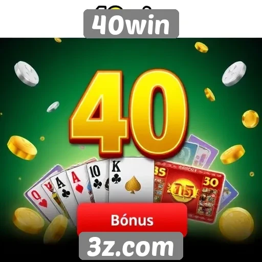 Promoções e bônus atraentes no site 40win